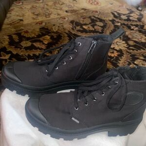 Palladium Charcoal Ankle Booties